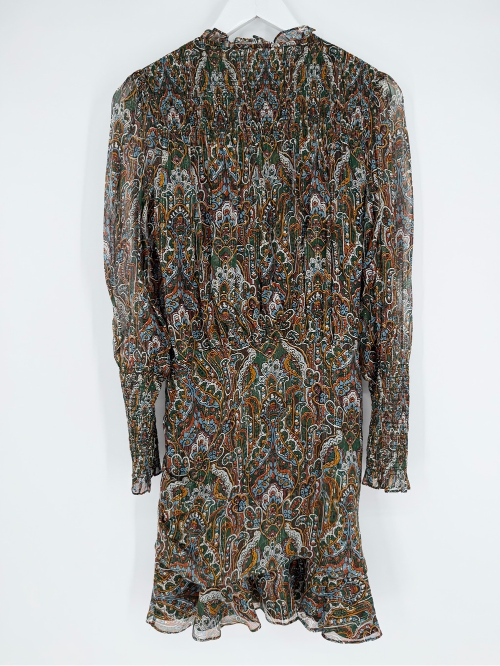Veronica Beard Armeria Lurex Paisley Mini Dress - Picture 8 of 16